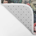 Floral and Pin-Up Girls IV Bath Mat Gallery Image 2