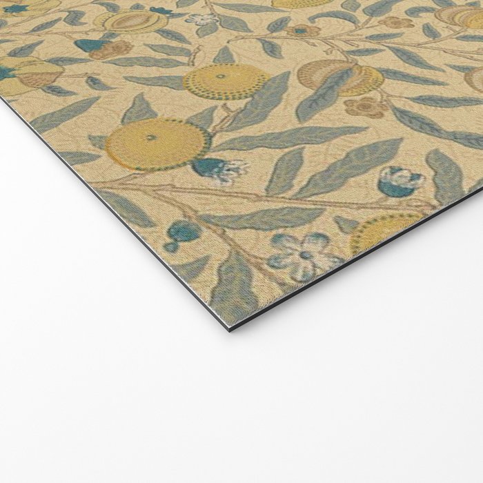 William Morris Pomegranate Fruit Blue Gold Welcome Mat Gallery Image 2
