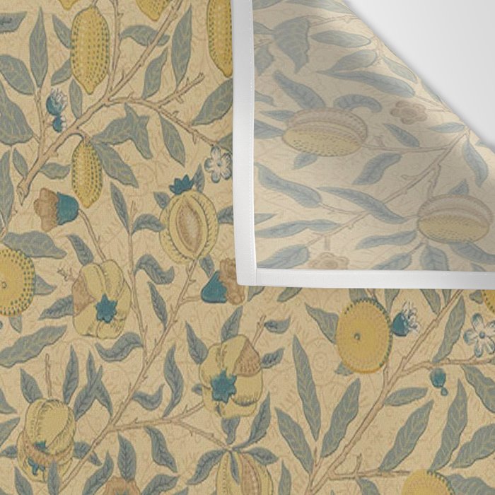 William Morris Pomegranate Fruit Blue Gold Wall Tapestry Gallery Image 3