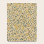 William Morris Pomegranate Fruit Blue Gold Notebook Gallery Image 4