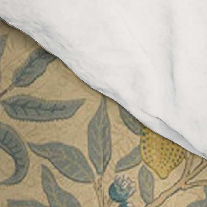 William Morris Pomegranate Fruit Blue Gold Comforter Gallery Image 4