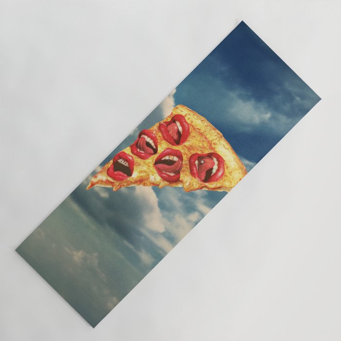 Pizza Euphoria - Pepperoni and Cheese Yoga Mat Gallery Image 1