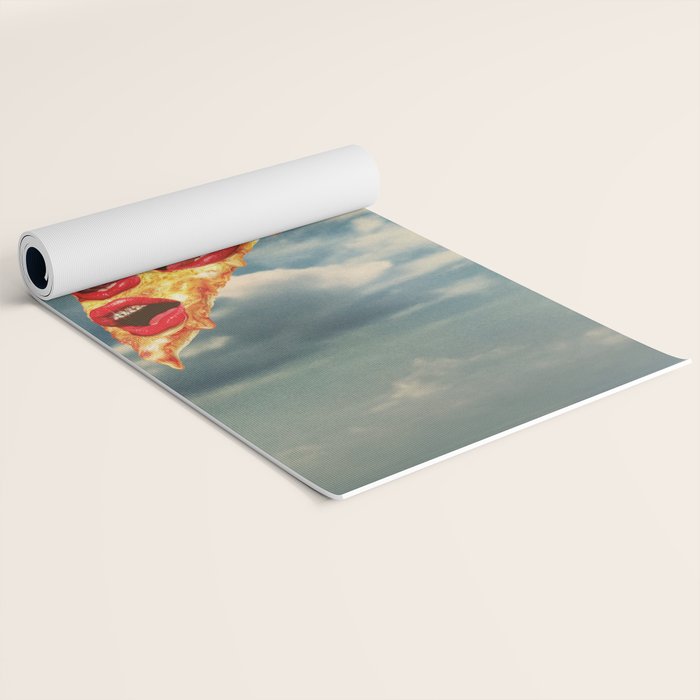 Pizza Euphoria - Pepperoni and Cheese Yoga Mat Gallery Image 2