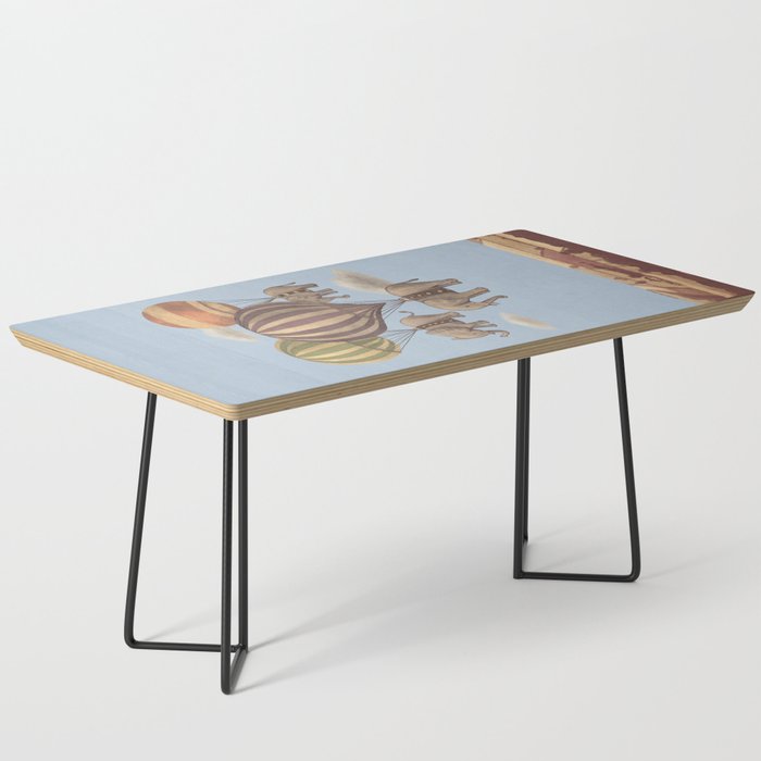 Flight of the Elephants - blue option Coffee Table Gallery Image 1