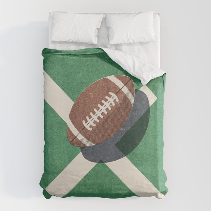 BALLS / American Football Duvet Cover Gallery Image 1