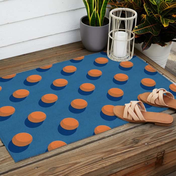 BALLS Table Tennis - pattern Outdoor Rug Gallery Image 2
