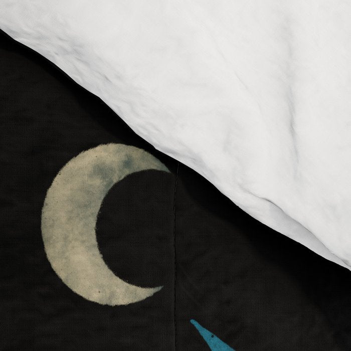 Lime Hawk Moths Night Comforter Gallery Image 4