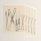 Minimal Skis 2 Wrapping Paper Gallery Image 3