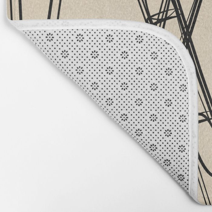 Minimal Skis 2 Bath Mat Gallery Image 2