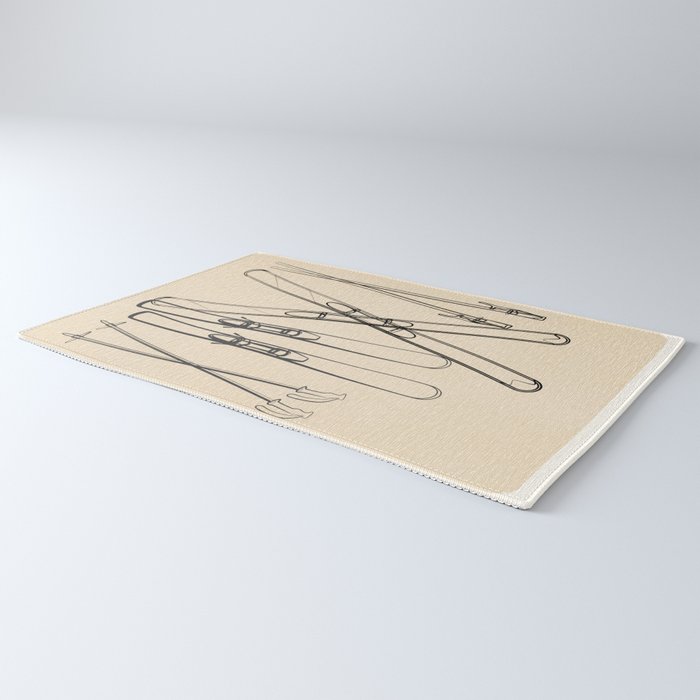 Minimal Skis 2 Rug Gallery Image 3