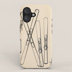 Minimal Skis 2 iPhone Case Gallery Image 1