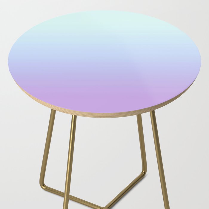Ombre Color Lavender Blue Shade Side Table Gallery Image 2