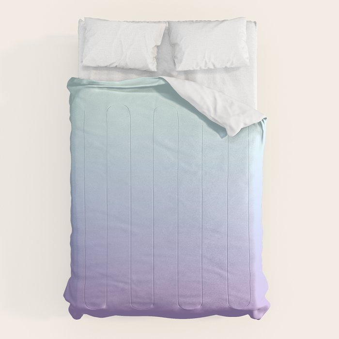Ombre Color Lavender Blue Shade Comforter Gallery Image 6
