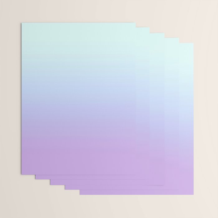 Ombre Color Lavender Blue Shade Wrapping Paper Gallery Image 3