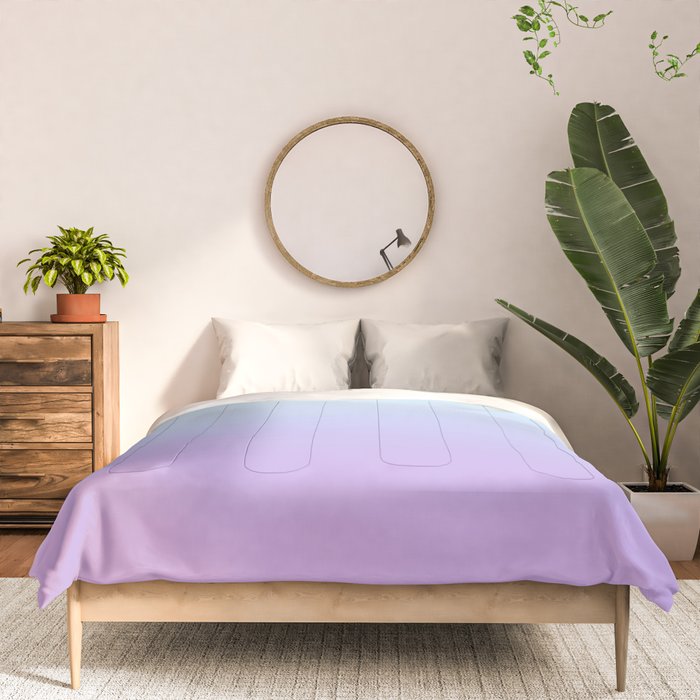 Ombre Color Lavender Blue Shade Comforter Gallery Image 3
