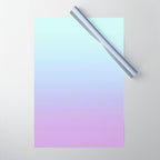 Ombre Color Lavender Blue Shade Wrapping Paper Gallery Image 1