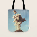 Volcanic Pop - Champagne Party Tote Bag Gallery Image 1