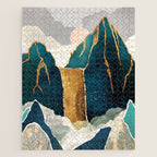 Golden Waterfall Jigsaw Puzzle Gallery Image 1