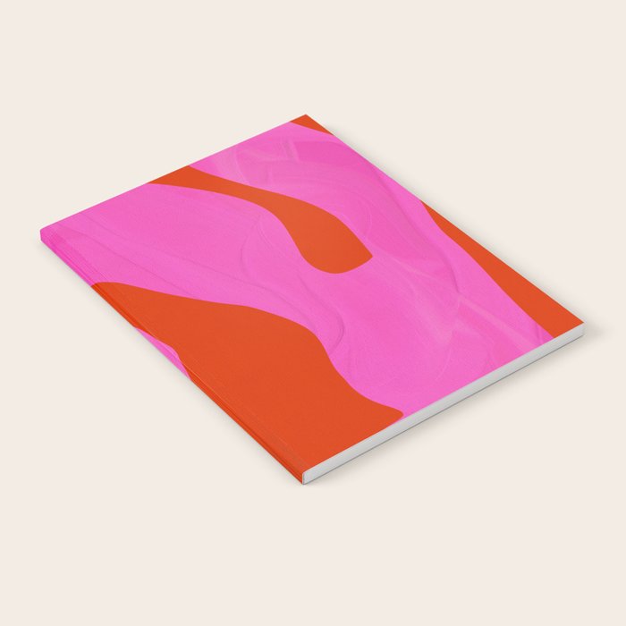 abstract pink orange - imagine 2 Notebook Gallery Image 2