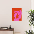 abstract pink orange - imagine 2 Poster Gallery Image 2
