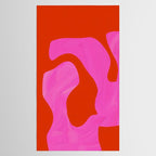 abstract pink orange - imagine 2 Tablecloth Gallery Image 2