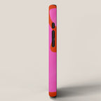 abstract pink orange - imagine 2 iPhone Case Gallery Image 2