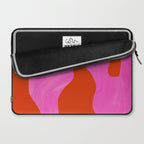 abstract pink orange - imagine 2 Laptop Sleeve Gallery Image 2