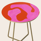 abstract pink orange - imagine 2 Side Table Gallery Image 2