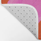 abstract pink orange - imagine 2 Bath Mat Gallery Image 2