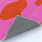 abstract pink orange - imagine 2 Rug Gallery Image 4