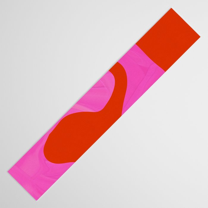 abstract pink orange - imagine 2 Table Runner Gallery Image 3