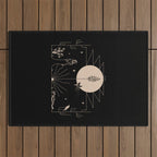 It Was All A Dream - Black & Tan Outdoor Rug Gallery Image 1
