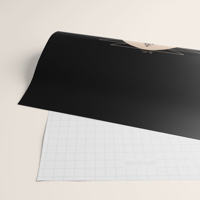 It Was All A Dream - Black & Tan Wrapping Paper Gallery Image 2