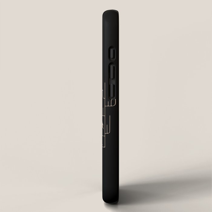 It Was All A Dream - Black & Tan iPhone Case Gallery Image 2