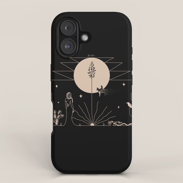 It Was All A Dream - Black & Tan iPhone Case Gallery Image 1