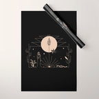 It Was All A Dream - Black & Tan Wrapping Paper Gallery Image 1