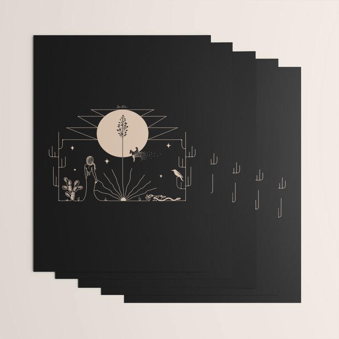 It Was All A Dream - Black & Tan Wrapping Paper Gallery Image 3