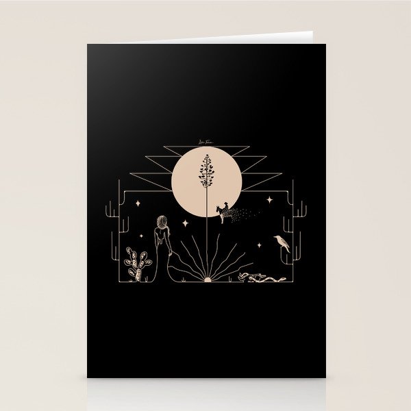 It Was All A Dream - Black & Tan Stationery Card Gallery Image 2