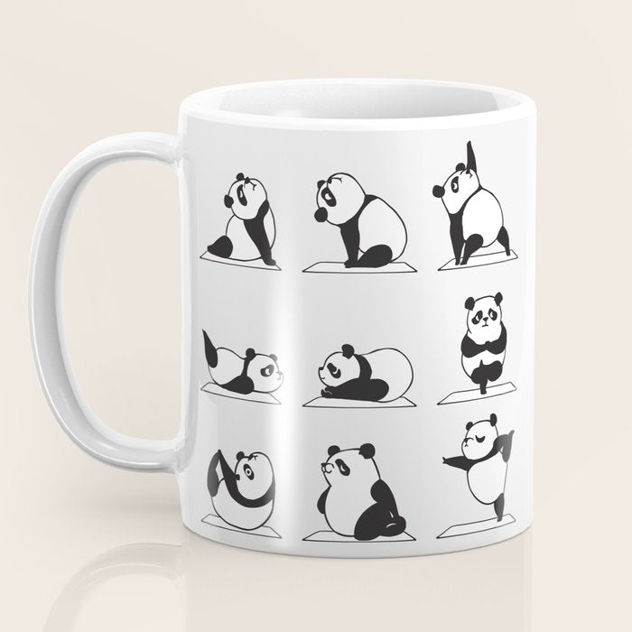 Panda Yoga Coffee Mug Gallery Image 3