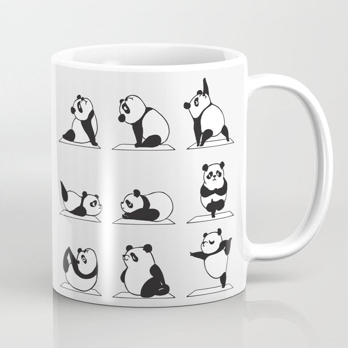 Panda Yoga Coffee Mug Gallery Image 1