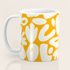 Abstract organic nature shape art pattern Coffee Mug Gallery Image 3