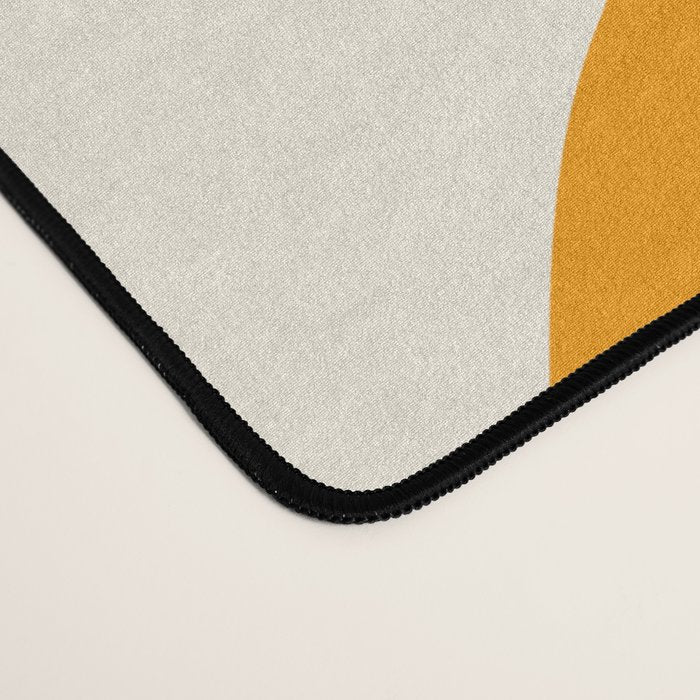 Abstract organic nature shape art pattern Desk Mat Gallery Image 4