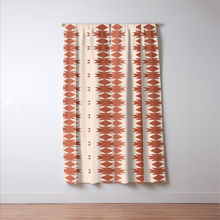 Geometric Southwestern Pattern XIX Window Curtain Gallery Image 3
