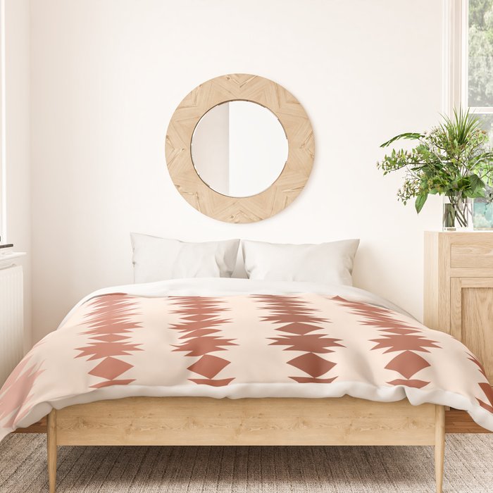 Geometric Southwestern Pattern XIX Duvet Cover Gallery Image 3