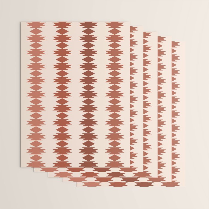 Geometric Southwestern Pattern XIX Wrapping Paper Gallery Image 3