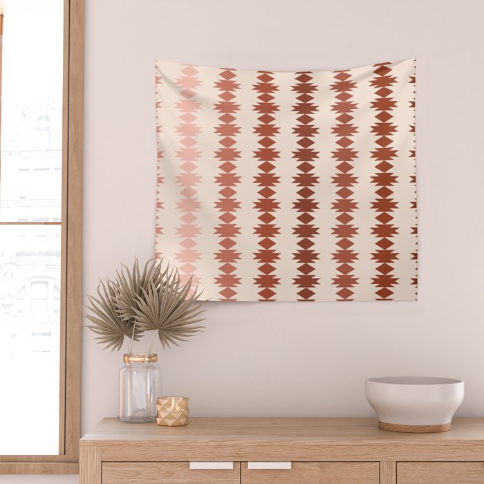 Geometric Southwestern Pattern XIX Wall Tapestry Gallery Image 2