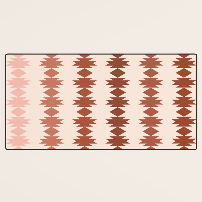 Geometric Southwestern Pattern XIX Desk Mat Gallery Image 3