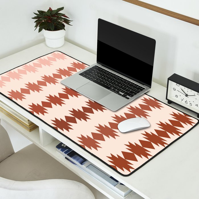 Geometric Southwestern Pattern XIX Desk Mat Gallery Image 2