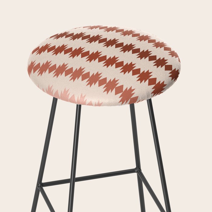 Geometric Southwestern Pattern XIX Stool Gallery Image 2