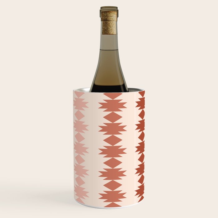 Geometric Southwestern Pattern XIX Wine Chiller Gallery Image 2